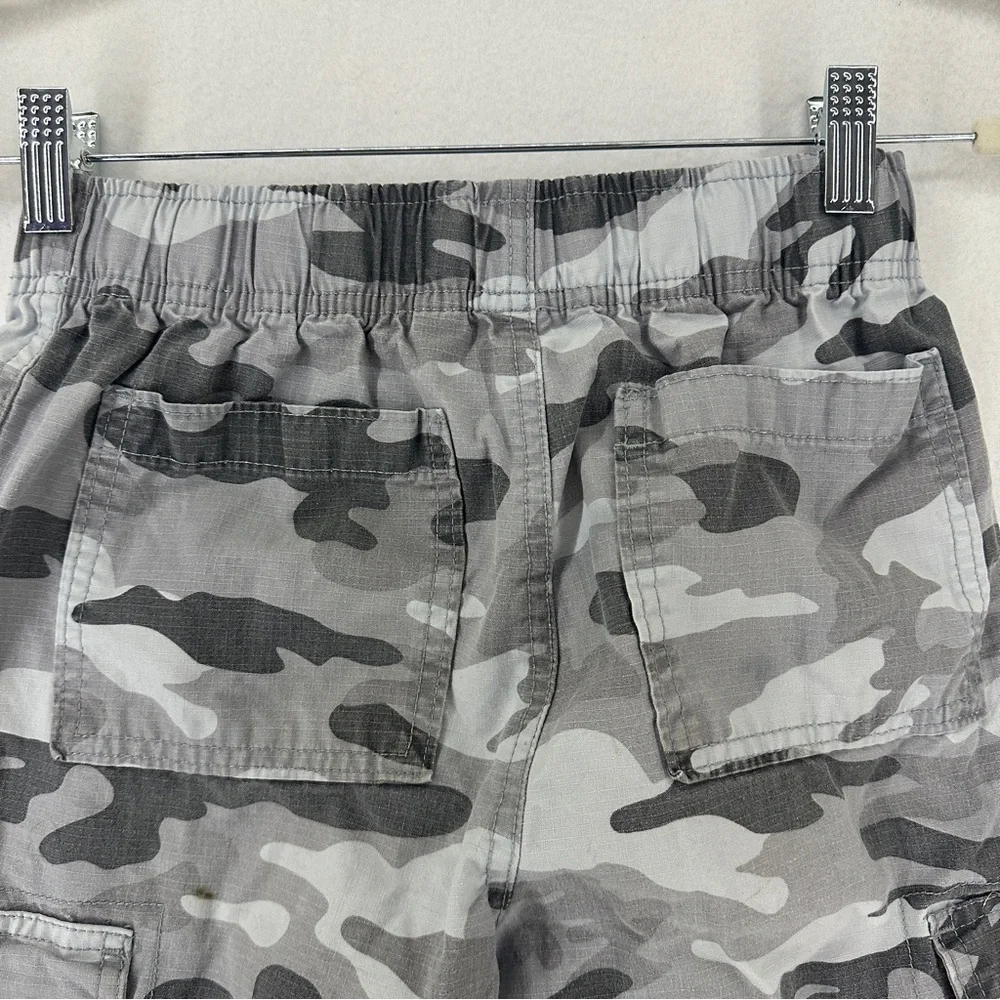 The Childrens Place Cargo Pants Youth Boys Size‎ 10 Camo Grey